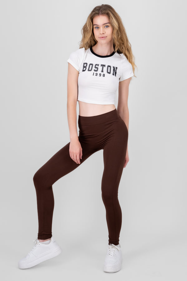 Leggings Seamless Cintura Media