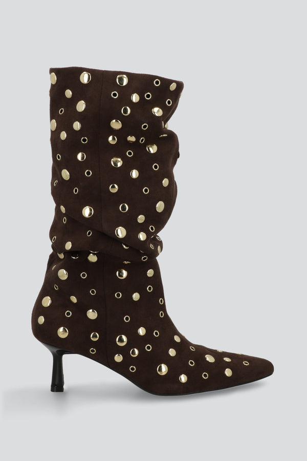 Bota slouchy eyelets